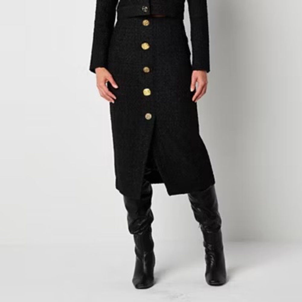 Worthington X Jason Bolden Regular Fit Womens Suit Skirt